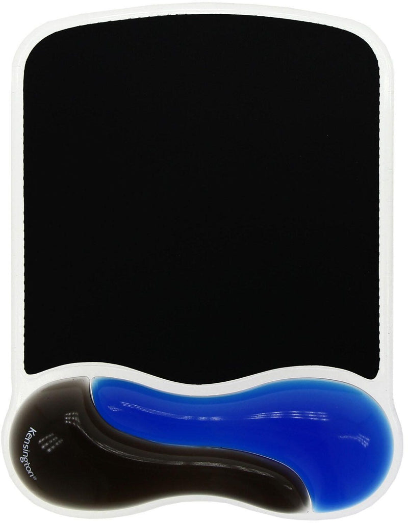 Kensington Mousepad mit Handgelenkauflage schwarz, blau