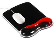 Kensington Mousepad mit Handgelenkauflage schwarz, rot