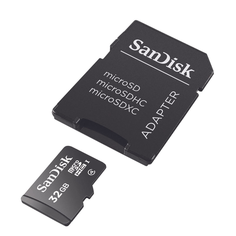 SanDisk microSDHC Speicherkarte 32GB + SD Adapter