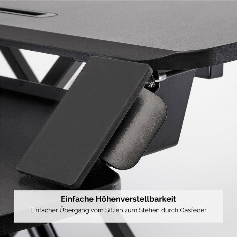 Fellowes Monitorständer Corsivo Sitz-Steh Workstation schwarz