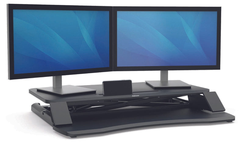 Fellowes Monitorständer Corsivo Sitz-Steh Workstation schwarz