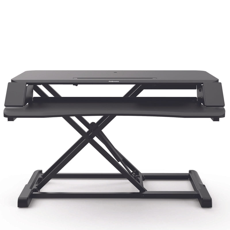 Fellowes Monitorständer Corsivo Sitz-Steh Workstation schwarz