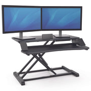 Fellowes Monitorständer Corsivo Sitz-Steh Workstation schwarz