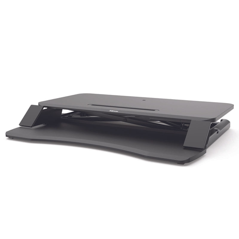 Fellowes Monitorständer Corsivo Sitz-Steh Workstation schwarz