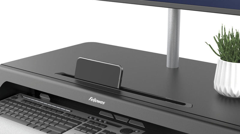 Fellowes Monitorständer Lotus LT Sitz-Steh Workstation schwarz