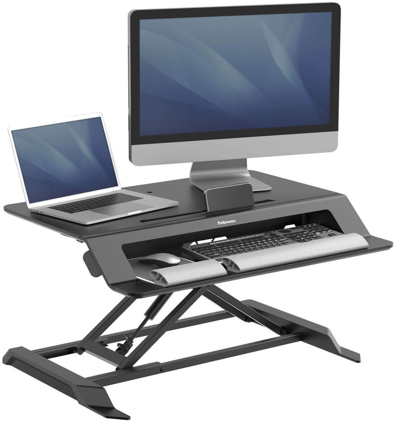 Fellowes Monitorständer Lotus LT Sitz-Steh Workstation schwarz