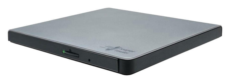 HL Data Storage Slim Portable externer DVD-Brenner silber