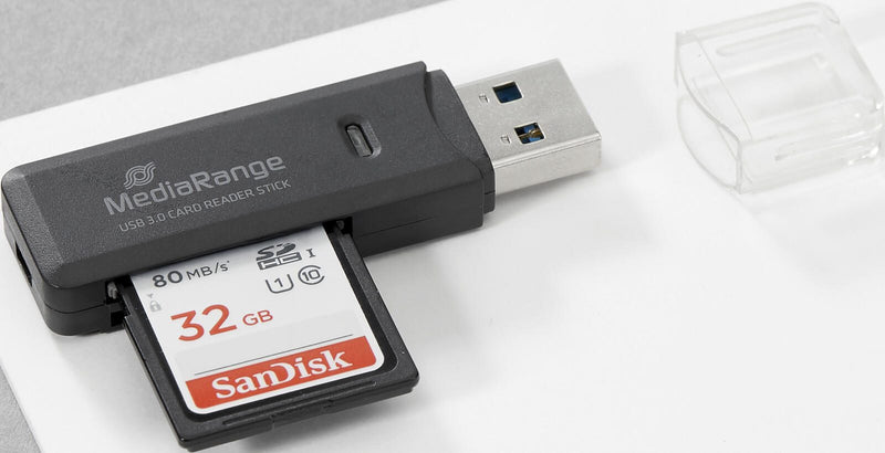 MediaRange USB-Kartenleser schwarz