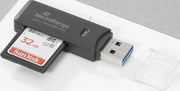 MediaRange USB-Kartenleser schwarz
