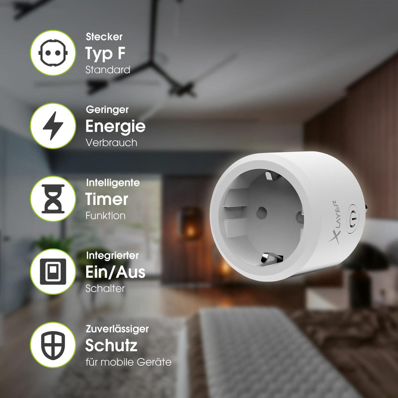 XLAYER Funksteckdose Smart Echo