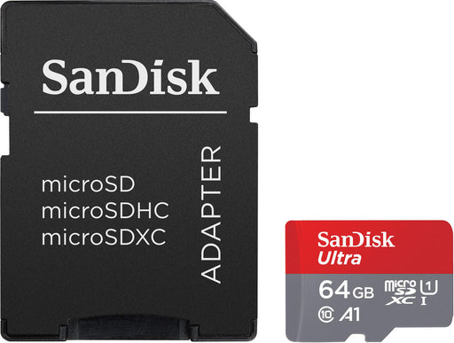 SanDisk Ultra microSDXC Speicherkarten 64GB - 2 Pack + SD Adapter