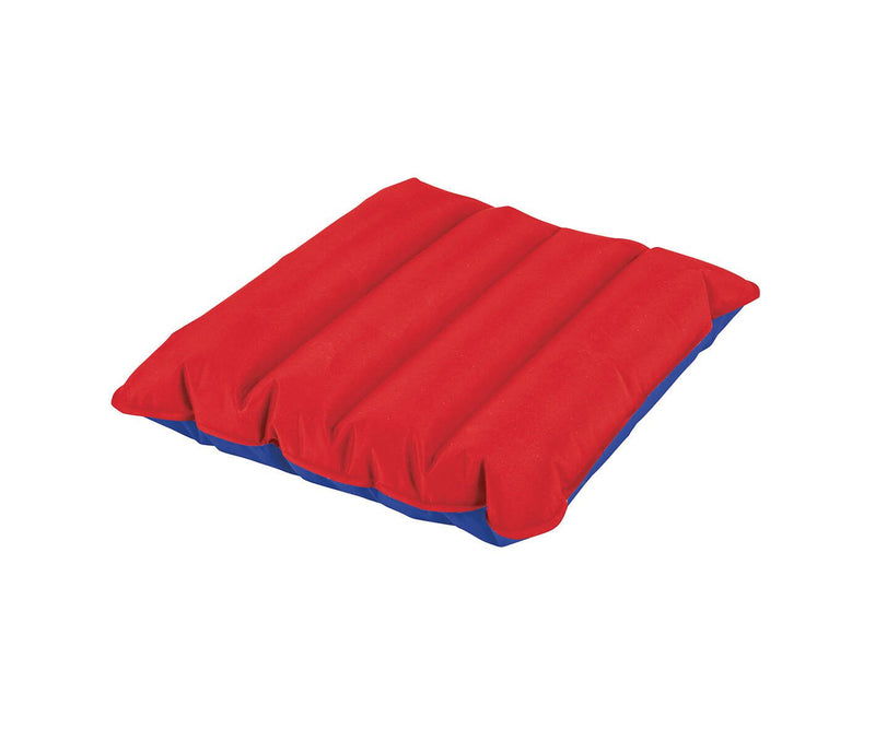 HAPPY PEOPLE® Sitzkissen aufblasbar blau, rot 35,0 x 35,0 cm