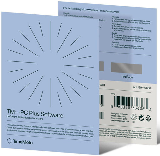 TimeMoto TM-PC PLUS Software