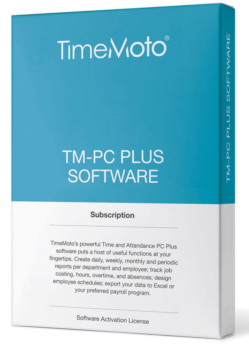 TimeMoto TM-PC PLUS Software