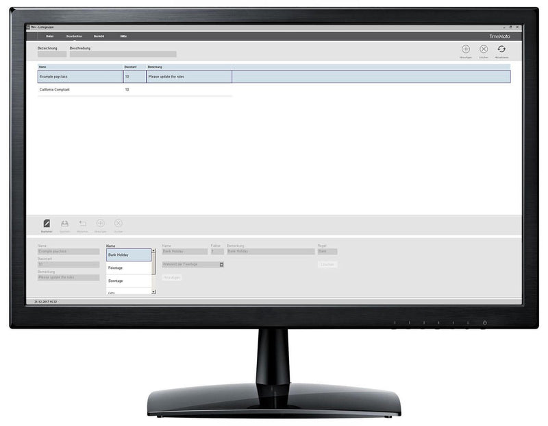 TimeMoto TM-PC PLUS Software