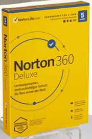 Norton 360 Deluxe Box 5 Geräte Sicherheitssoftware