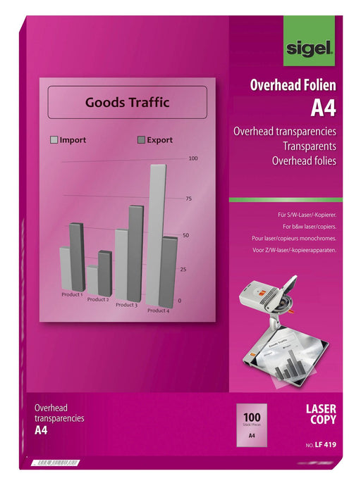 SIGEL Laserfolien LF419 transparent