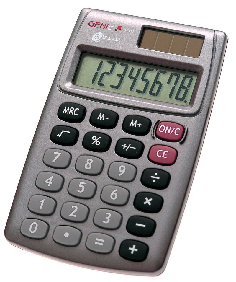 GENIE Taschenrechner 510 silber