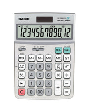 CASIO Tischrechner DF-120ECO silber