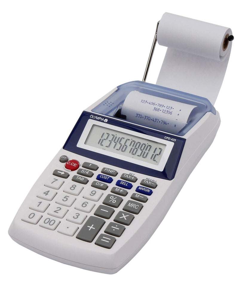 OLYMPIA Tischrechner druckend CPD 425 lichtgrau