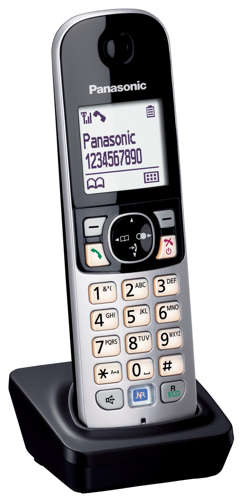 Panasonic Zusatz-Mobilteil KX-TGA681EXB schwarz-silber