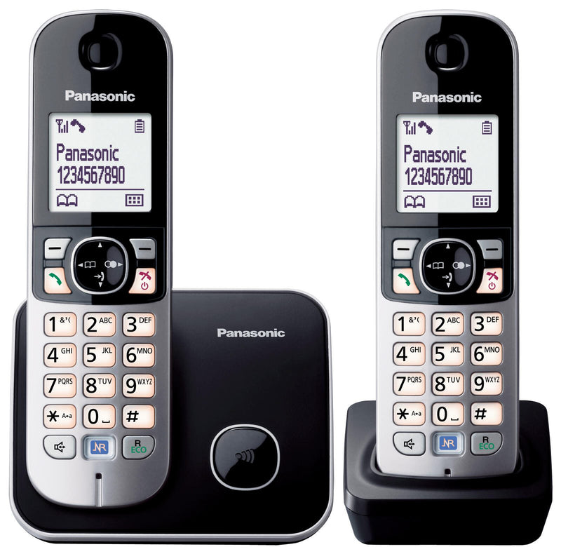 Panasonic Schnurloses Telefon KX-TG6812GB schwarz