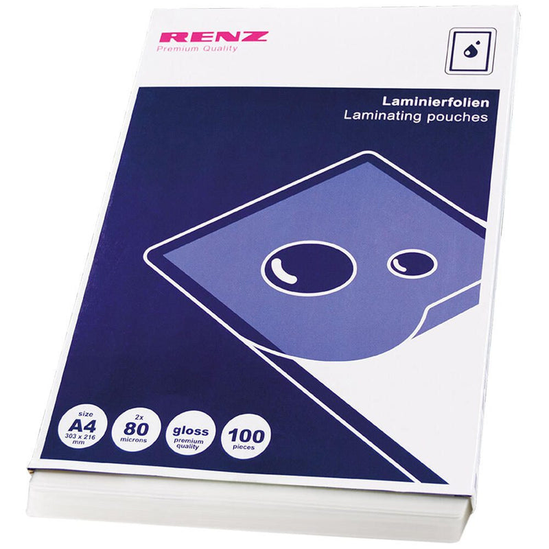 RENZ Laminierfolien glänzend 80 mikron A4