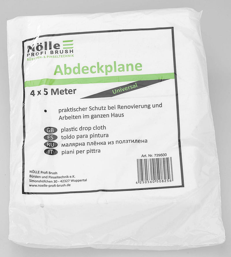 Nölle Abdeckfolie 6 mikron weiß 4,0 x 5,0 m