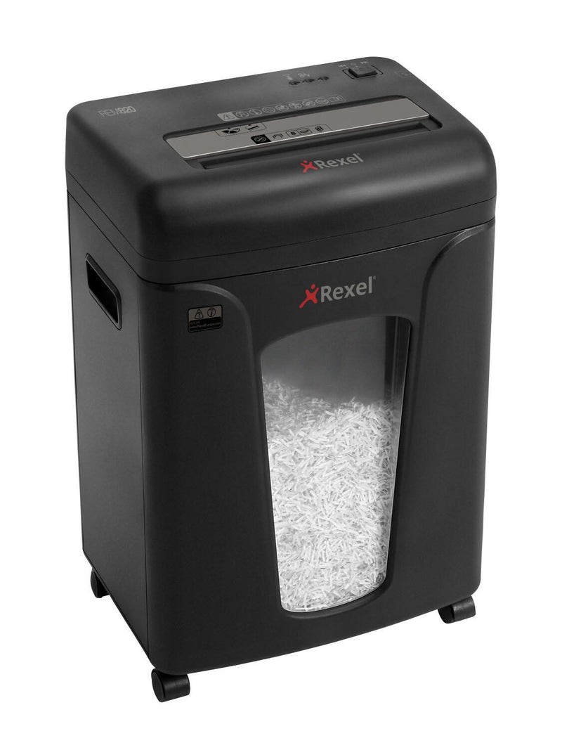 Rexel Mercury REM820 Aktenvernichter mit Partikelschnitt bis 8 Blatt schwarz
