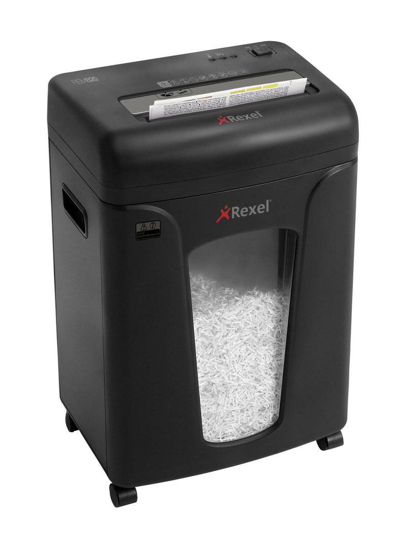 Rexel Mercury REM820 Aktenvernichter mit Partikelschnitt bis 8 Blatt schwarz