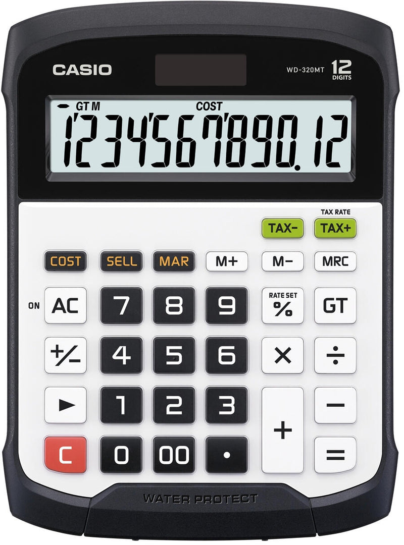 CASIO Tischrechner WD-320MT schwarz/weiß