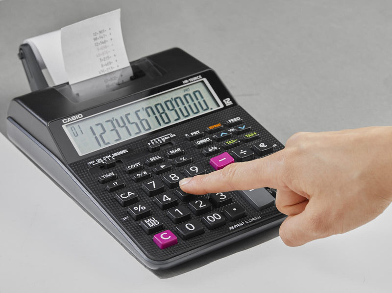CASIO Tischrechner druckend HR-150RCE schwarz