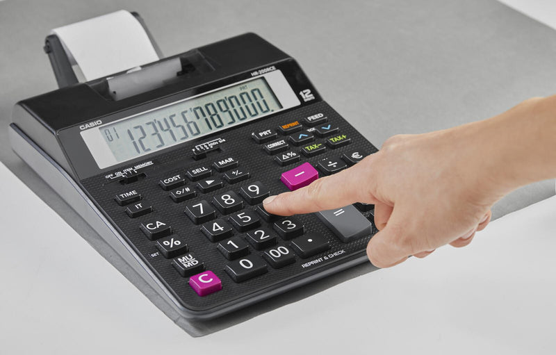 CASIO Tischrechner druckend HR-200RCE schwarz