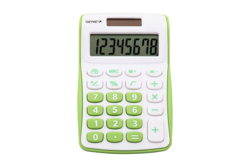 GENIE Taschenrechner 120 G weiß/grün