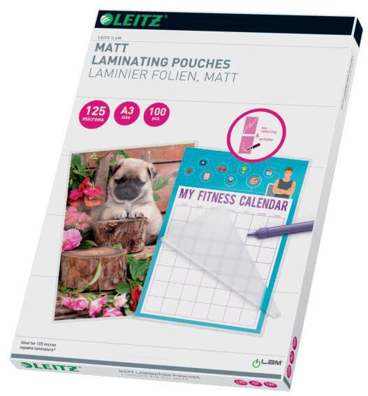 LEITZ Laminierfolien matt 125 mikron A3