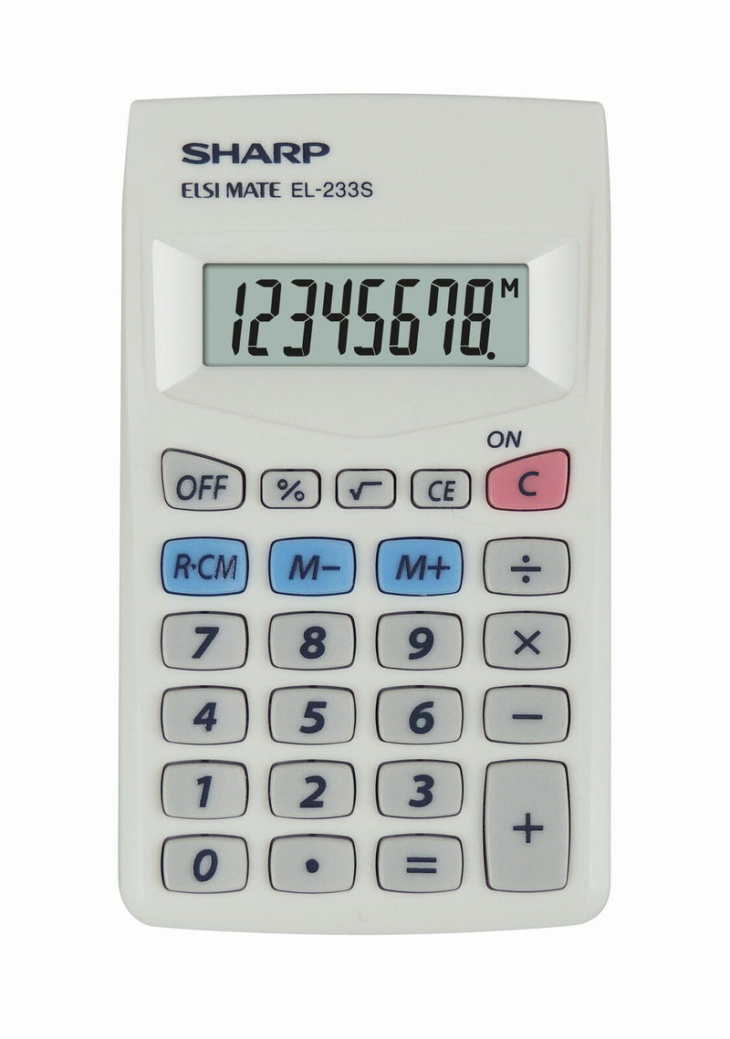 Sharp Taschenrechner EL-233S weiß