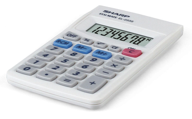 Sharp Taschenrechner EL-233S weiß