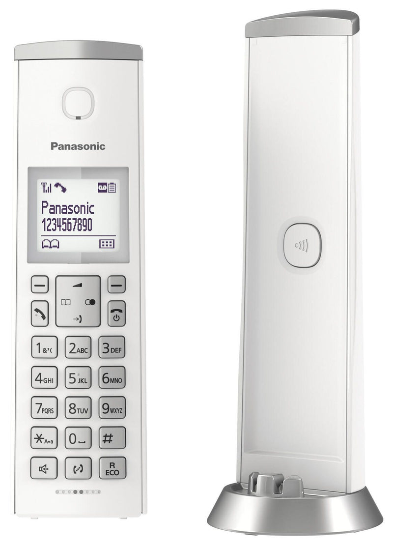 Panasonic Schnurloses Telefon mit Anrufbeantworter KX-TGK220GW weiß