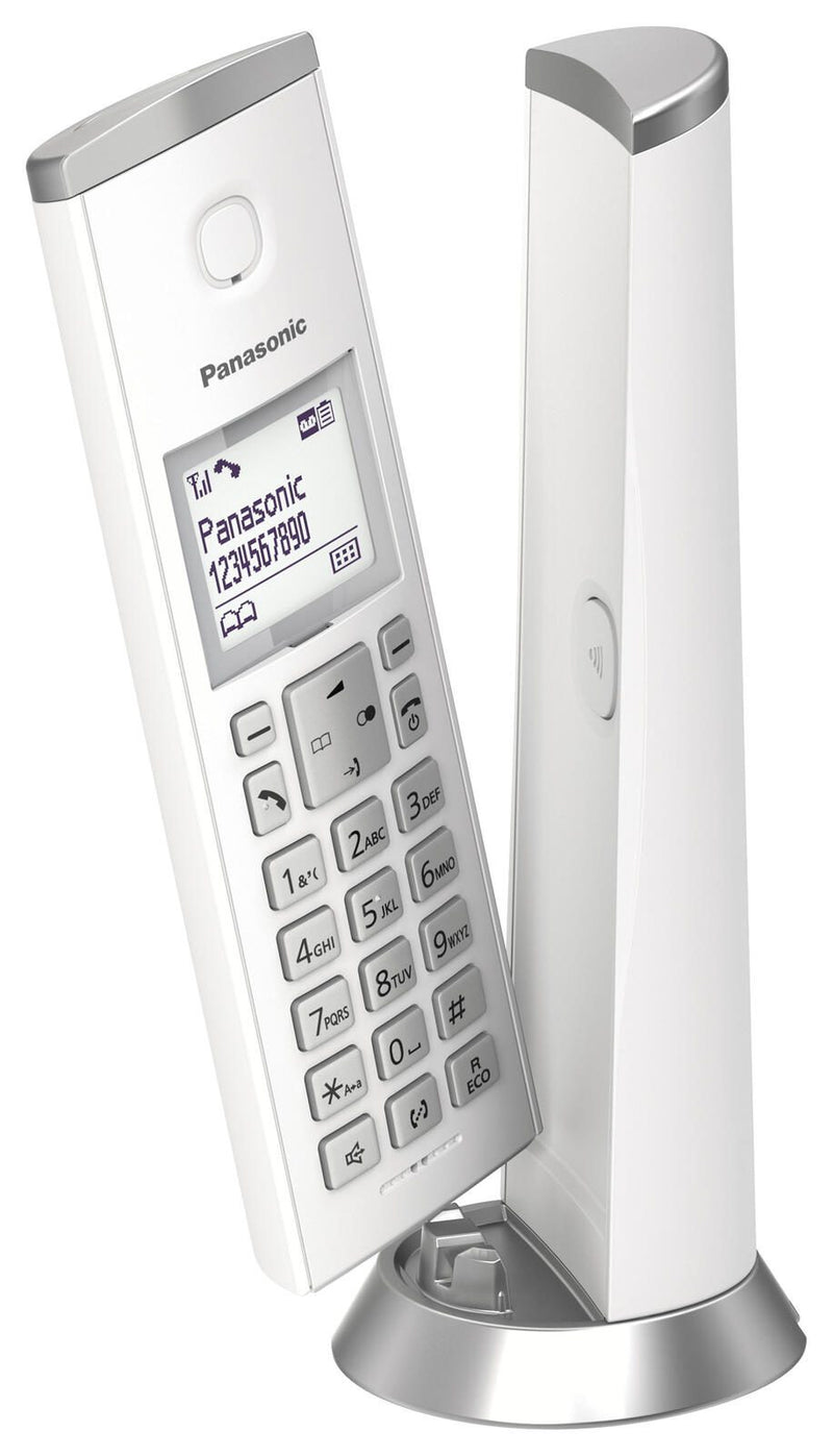 Panasonic Schnurloses Telefon mit Anrufbeantworter KX-TGK220GW weiß