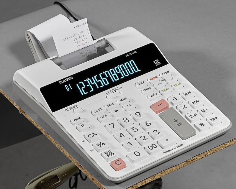 CASIO Tischrechner druckend FR-2650RC weiß