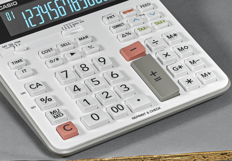CASIO Tischrechner druckend FR-2650RC weiß