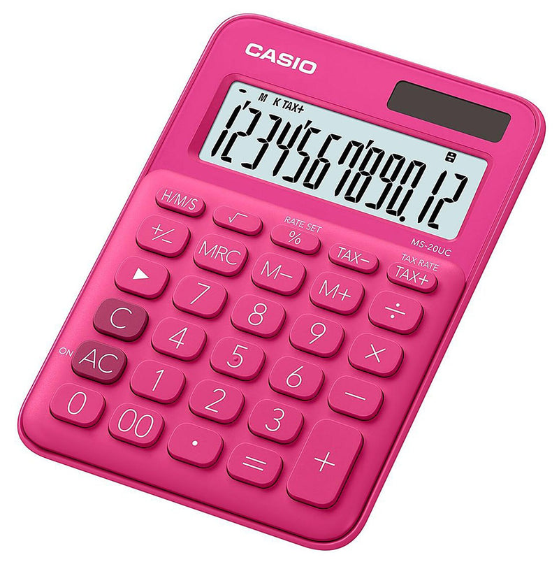CASIO Tischrechner MS-20UC pink