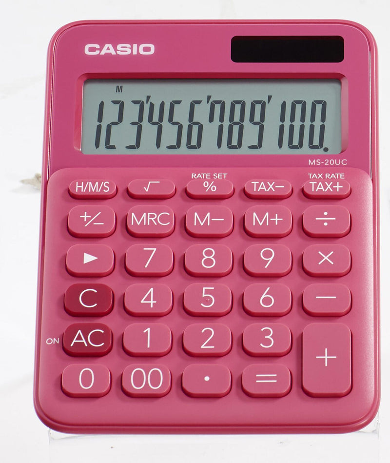 CASIO Tischrechner MS-20UC pink