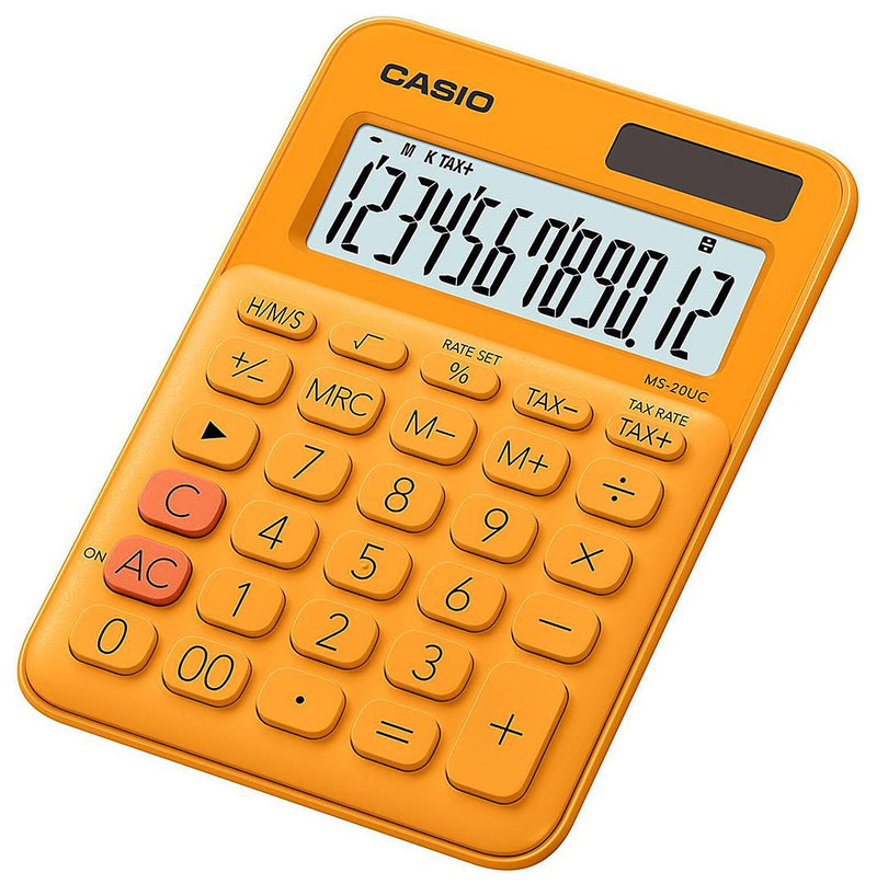 CASIO Tischrechner MS-20UC orange