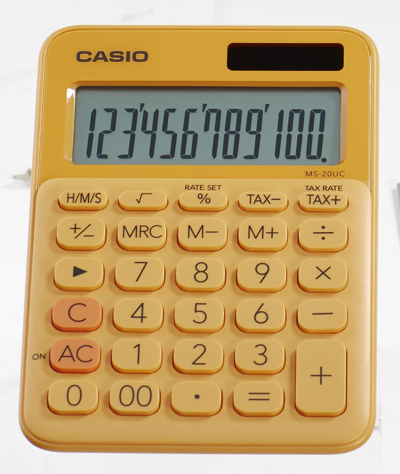 CASIO Tischrechner MS-20UC orange