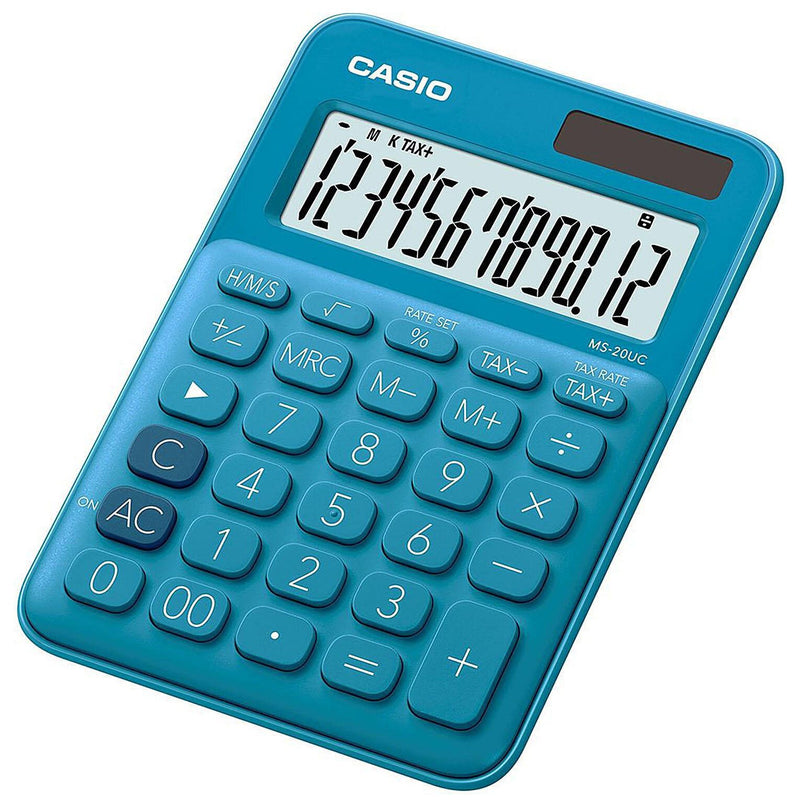 CASIO Tischrechner MS-20UC blau