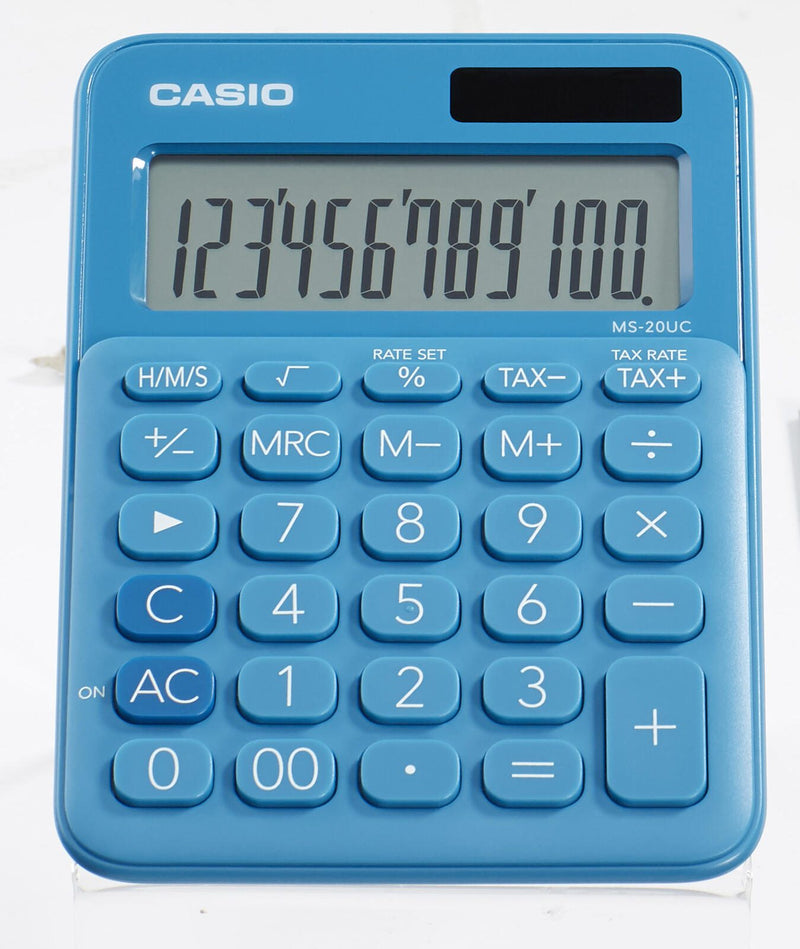 CASIO Tischrechner MS-20UC blau