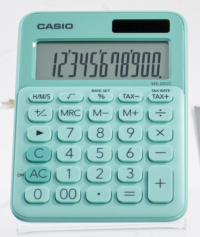 CASIO Tischrechner MS-20UC grün