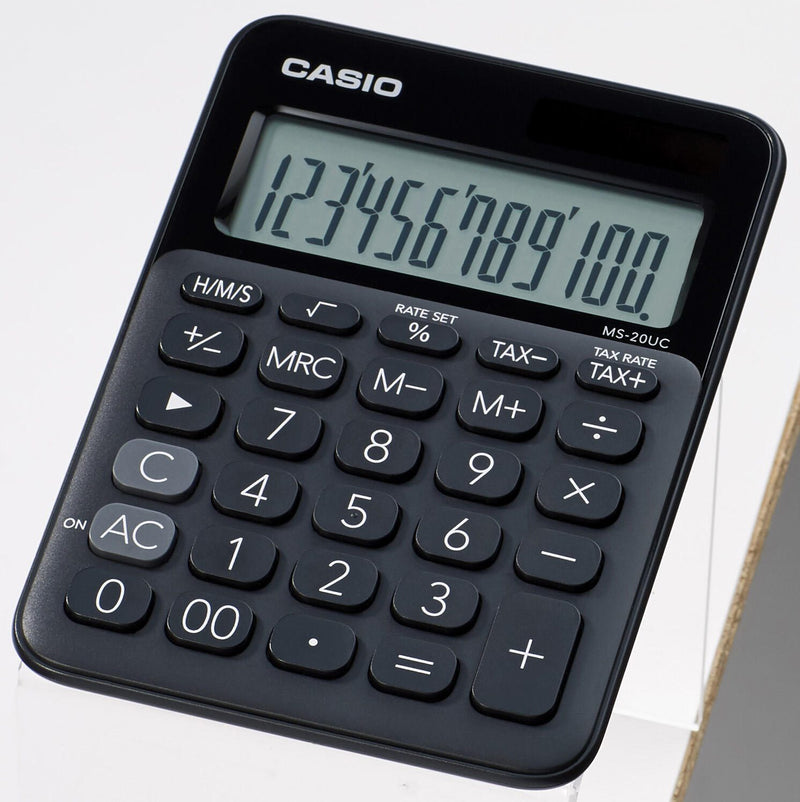 CASIO Tischrechner MS-20UC schwarz