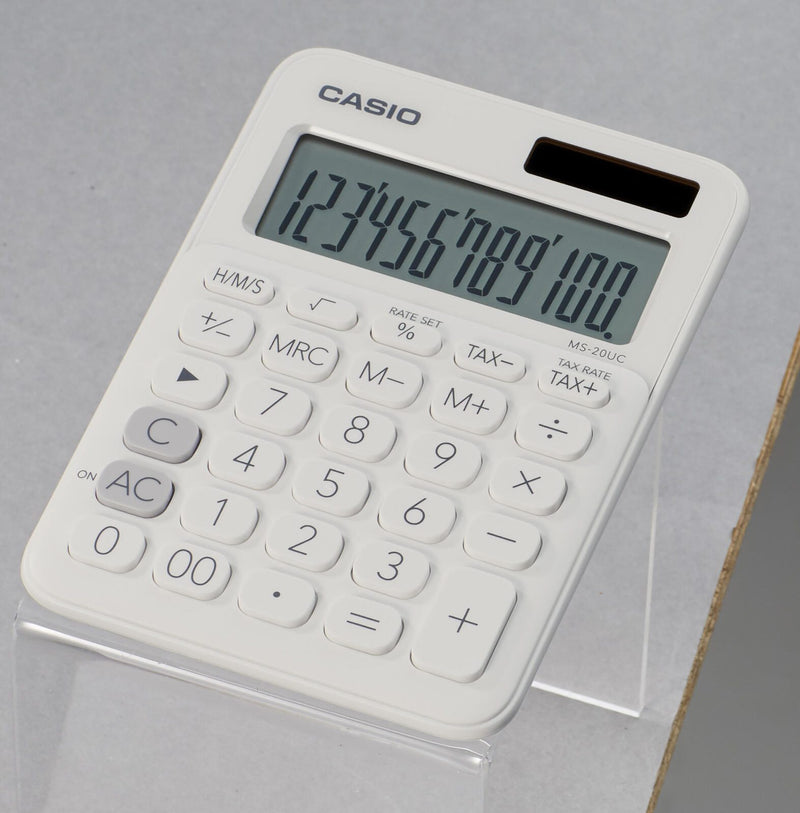 CASIO Tischrechner MS-20UC weiß